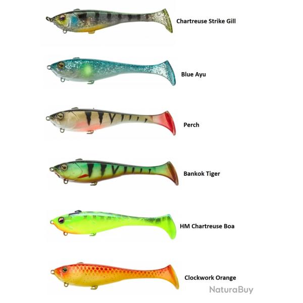 DUNKLE 7" 19.5CM 62GR Pearl sexy shad NPC