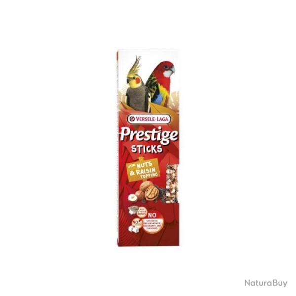 STICKS PRESTIGE GRANDES PERRUCHES NOIX ET RAISIN X2 140GR NPC