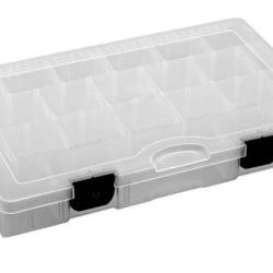 BOITE TRANSPARENTE 23 DIV AMO 35X23X5CM