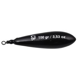 PLOMB BOMBE PLASTIFIE PAR 1 80gr