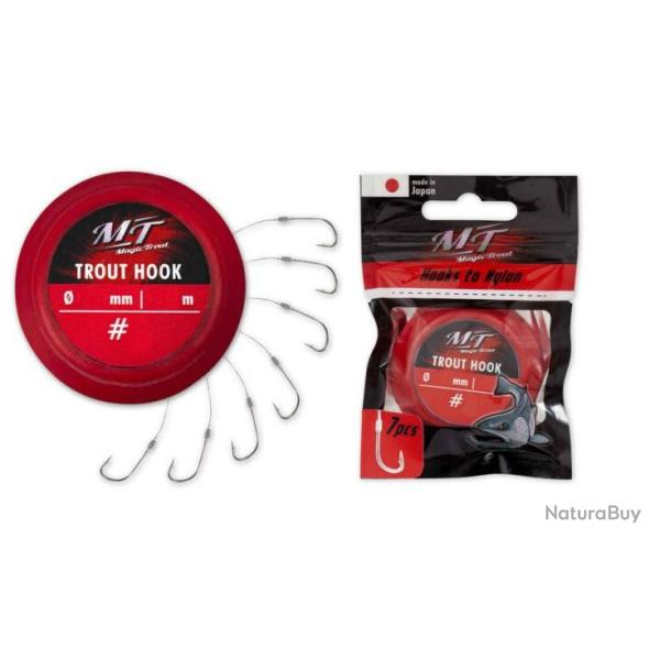 HAMECONS MONTES MAGIC TROUT ARGENT 70CM PAR 7 NPC Taille 4 0.22mm