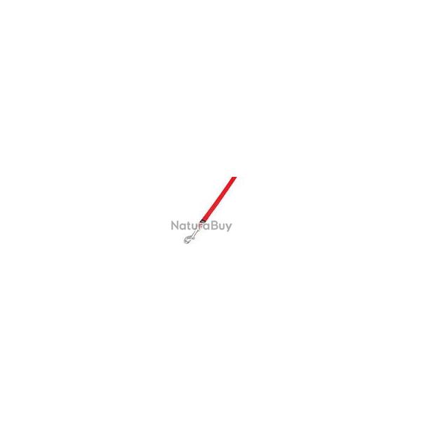 LAISSE ZIGGI ROUGE 100CM 10MM