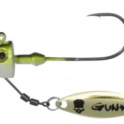 TETE PLOMBEE G FISH NATURAL GREEN SILVER PAR 2 NPC 20gr Hamecon 6/0
