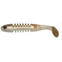 SKELETON MONTE 8CM MICRO TETE PLOMBEE RONDE 7GR Blanc nacre dos maron 109 NPC