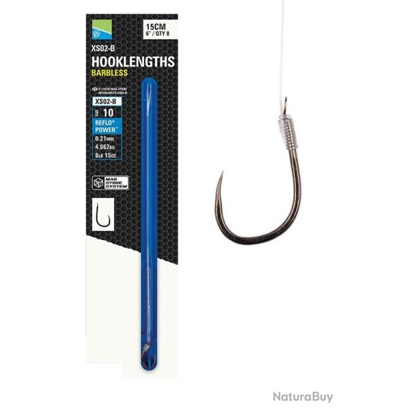 HAMECONS MONTES MAG STORE HOOKLENGHT XS02-B 15CM Taille 10 - 0.21mm - 4.062kg