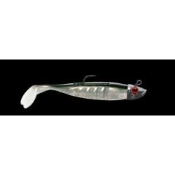 NEO SHAD MONTE 7CM 5GR Smelt / Blanc nacr&eacute; dos noir 40