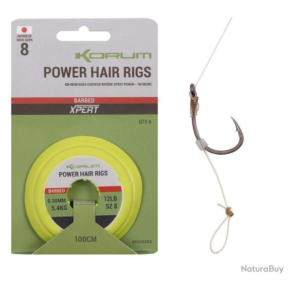 HAMECONS MONTES KORUM POWER HAIR RIGS 1M Taille 12