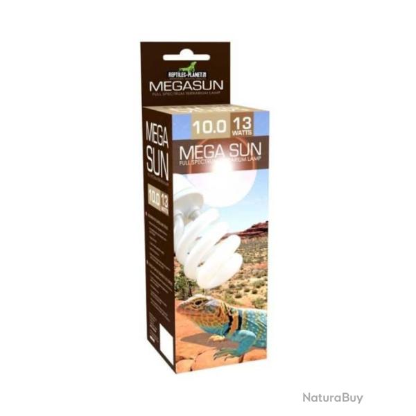 MEGA SUN UVB 10.0 LAMP 13W 10% UVB 30% UVA