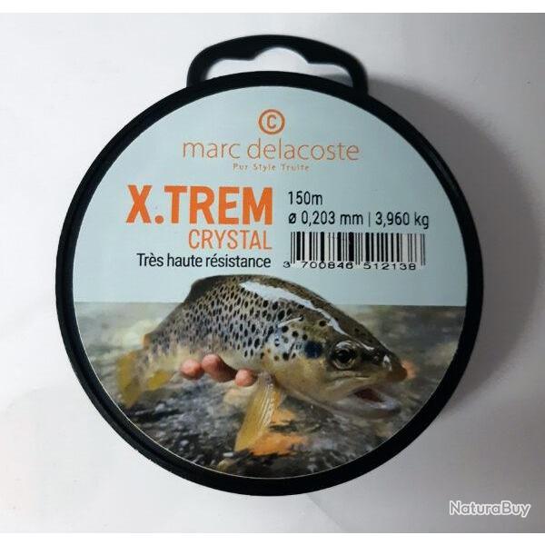 FIL DELACOSTE X.TREM CRISTAL 150M 0.128mm - 1.42kg