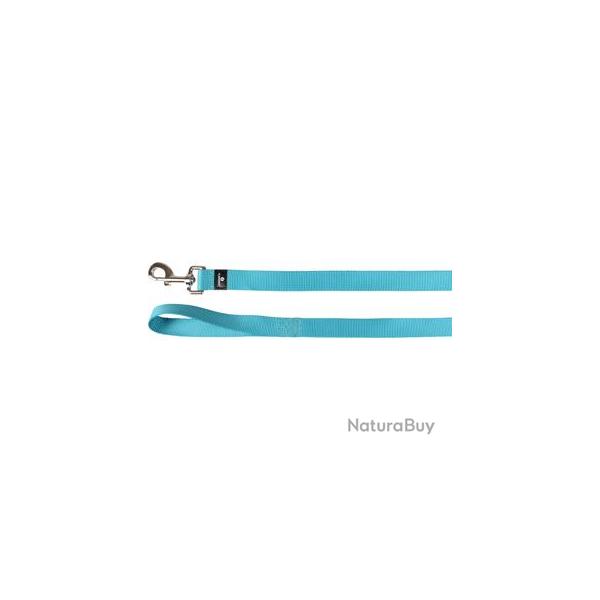 LAISSE ZIGGI TURQUOISE 130CM 25MM