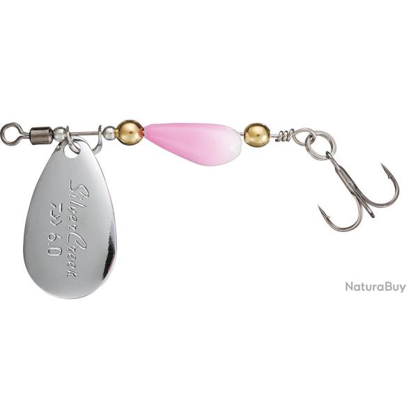 CUILLERE DAIWA TOURNANTE SILVERCREEK 4GR NPC Silver Pink