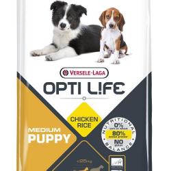 OPTILIFE PUPPY MEDIUM POULET 12.5KGS