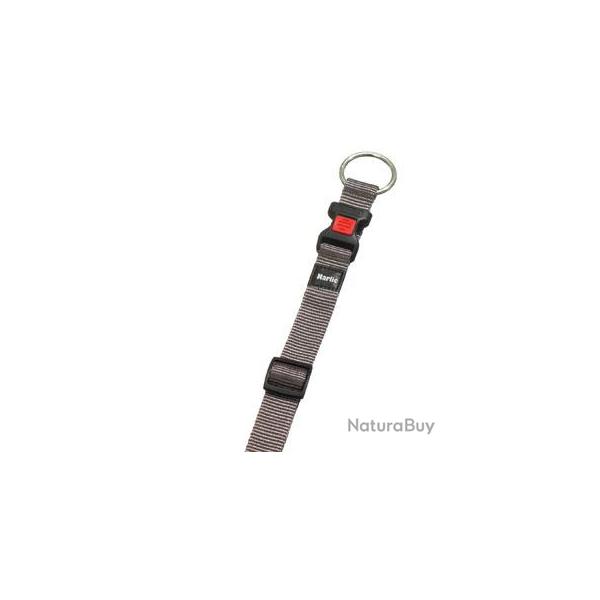 COLLIER ZIGGI TAUPE 30-45CM 15MM