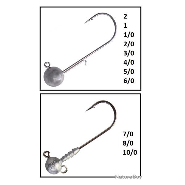 TETE PLOMBEE SAVAGEAR PAR 1 5gr Taille 2/0