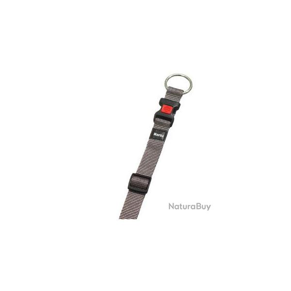 COLLIER ZIGGI TAUPE 40-55CM 20MM