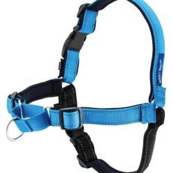 HARNAIS EASYWALK CHIEN DELUX M/L BLEU OCEAN Circonf&eacute;rence DE 64 A 89CM 18-29KGS