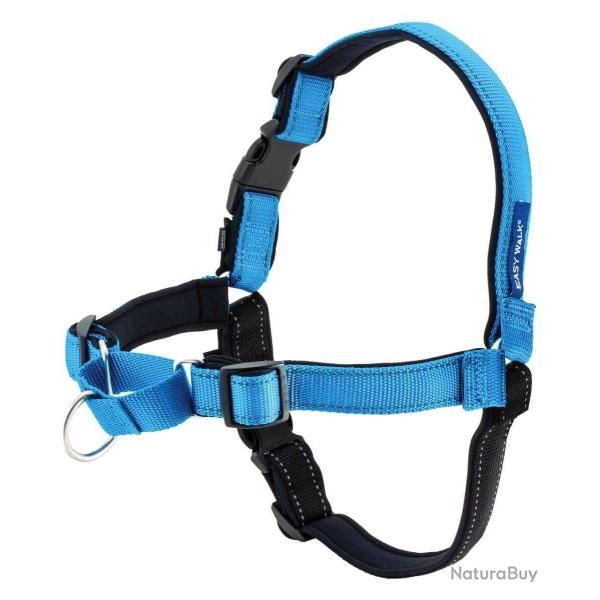 HARNAIS EASYWALK CHIEN DELUX M/L BLEU OCEAN Circonf�rence DE 64 A 89CM 18-29KGS