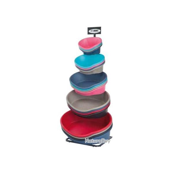 CORBEILLE PLASTIQUE 50CM TURQUOISE