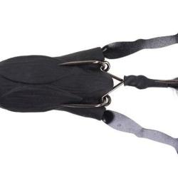 3D HOLLOW DUCKLING WEEDLESS S 7.5CM 15GR NPC Noir