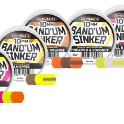 SONUBAITS BAND'UM WAFTERS 6MM 45GR Power scopex - Rouge/Jaune/Jaune et rouge