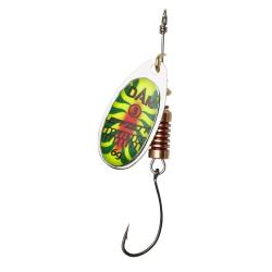 CUILLERE HAMECON SIMPLE SINGLEHOOK SPINNER SINKING Firetiger UV Taille 3