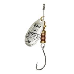 CUILLERE HAMECON SIMPLE SINGLEHOOK SPINNER SINKING Silver Taille 3