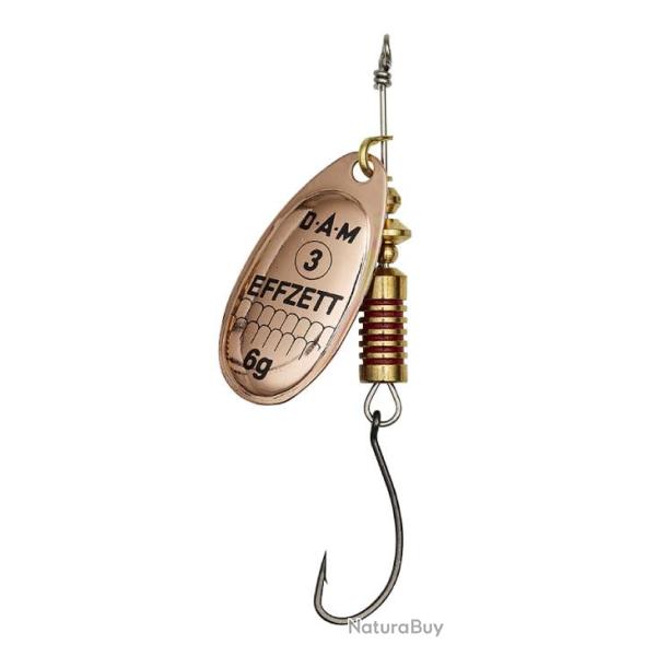 CUILLERE HAMECON SIMPLE SINGLEHOOK SPINNER SINKING Copper Taille 3