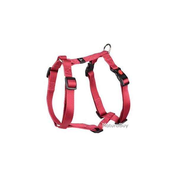 HARNAIS H ZIGGI ROUGE CERISE 45-65CM 20MM