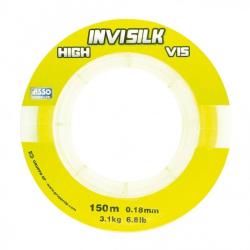 FIL INVISILK FLUO JAUNE 150M 0.14mm