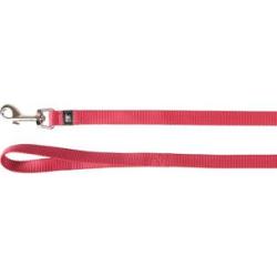 LAISSE ZIGGI ROUGE CERISE 130CM 15MM