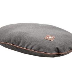 COUSSIN LODEN GRIS FONCE 63X40CM DEHOUSSABLE