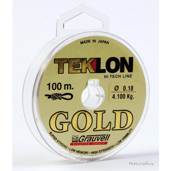 FIL TEKLON GOLD 100M NPC 0.08mm/1.2kg