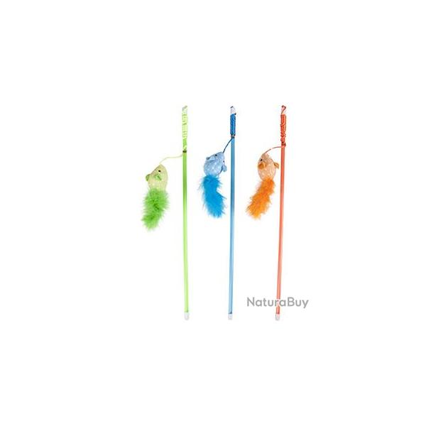 JC CANNE PECHE SOURIS 45CM ASS
