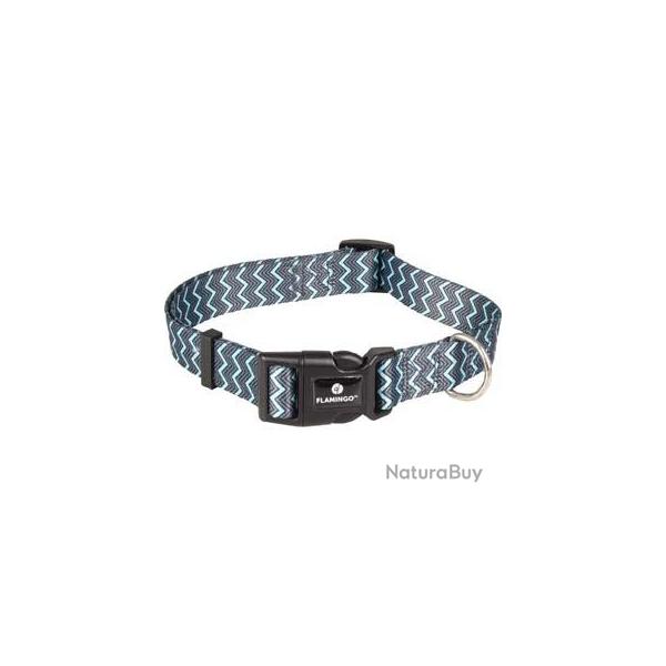 COLLIER SINAM VERT/GRIS 45-65CM 25MM
