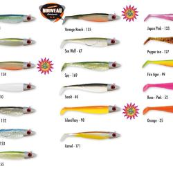 SWAT SHAD MONTE 11CM 10GR PAR 1 Blanc dos ayu 112