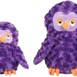 JOUET CHIEN LORIO PELUCHE HIBOU SMALL POURPRE 20CM L UNITE
