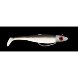SWAT SHAD MONTE 9CM 7GR PAR 1 Blanc nacr&eacute; dos noir 40
