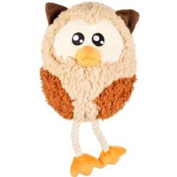 JOUET CHIEN PELUCHE FIEBER HIBOU 30CM