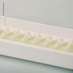 MANGEOIRE plastique blanche 20cm+grille (25+48)
