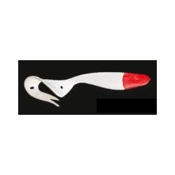 SANDRA MONTE 12CM 10GR PAR 1 Blanc t&ecirc;te rouge 61