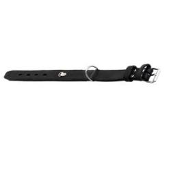 COLLIER RONDO LEATHER XXL NOIR 70CM 40MM