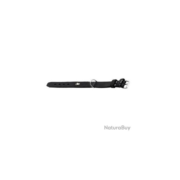 COLLIER RONDO LEATHER XXL NOIR 70CM 40MM