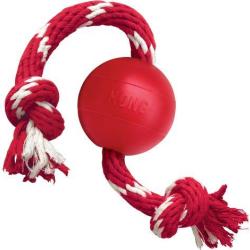 KONG BALL WITH ROPE SMALL