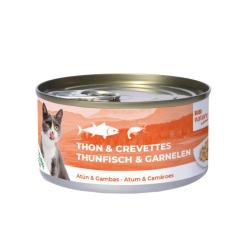 BUBI NATURE THON/CREVETTES 140GR