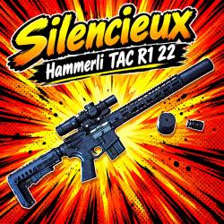 HAMMERLI TAC R1 22 Silencieux &agrave; recouvrement M3D