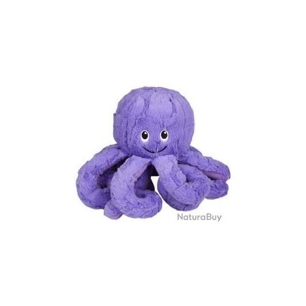 JOUET CHIEN LORIO PELUCHE POULPE SMALL POURPRE 22CM