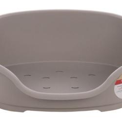 CORBEILLE TUCK OVALE GRIS 81X51X24CM