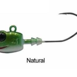 TETE PLOMBEE FROG JIG PAR 3 NATURAL NPC 17gr