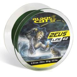 TRESSE BLACK CAT ZEUS LINE G2 250M VERTE 0.55mm