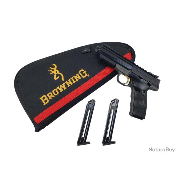 OCCASION - PISTOLET BROWNING BUCK MARK BLACK LABEL CAL.22LR FILET� + 2 CHARGEURS
